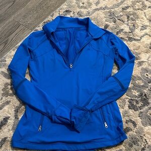Lululemon Athletica Royal Blue Activewear Top